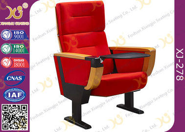 China As cadeiras vermelhas do assento do teatro do estádio da tampa de tela com suporte da bebida/dobraram assentos do filme fornecedor