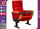 As cadeiras vermelhas do assento do teatro do estádio da tampa de tela com suporte da bebida/dobraram assentos do filme fornecedor
