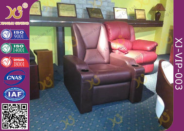 China O sofá de couro sintético do assento do cinema em casa com reclina função fornecedor
