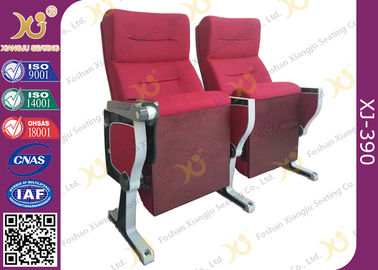 China Cadeiras do auditório do projeto do painel de extremidade do comprimento do assoalho da liga de alumínio com tabela do ABS fornecedor